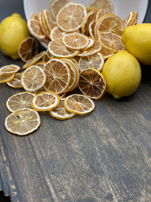 Dried Lemon Slices – All-Natural Cocktail Garnish & Holiday Decor
