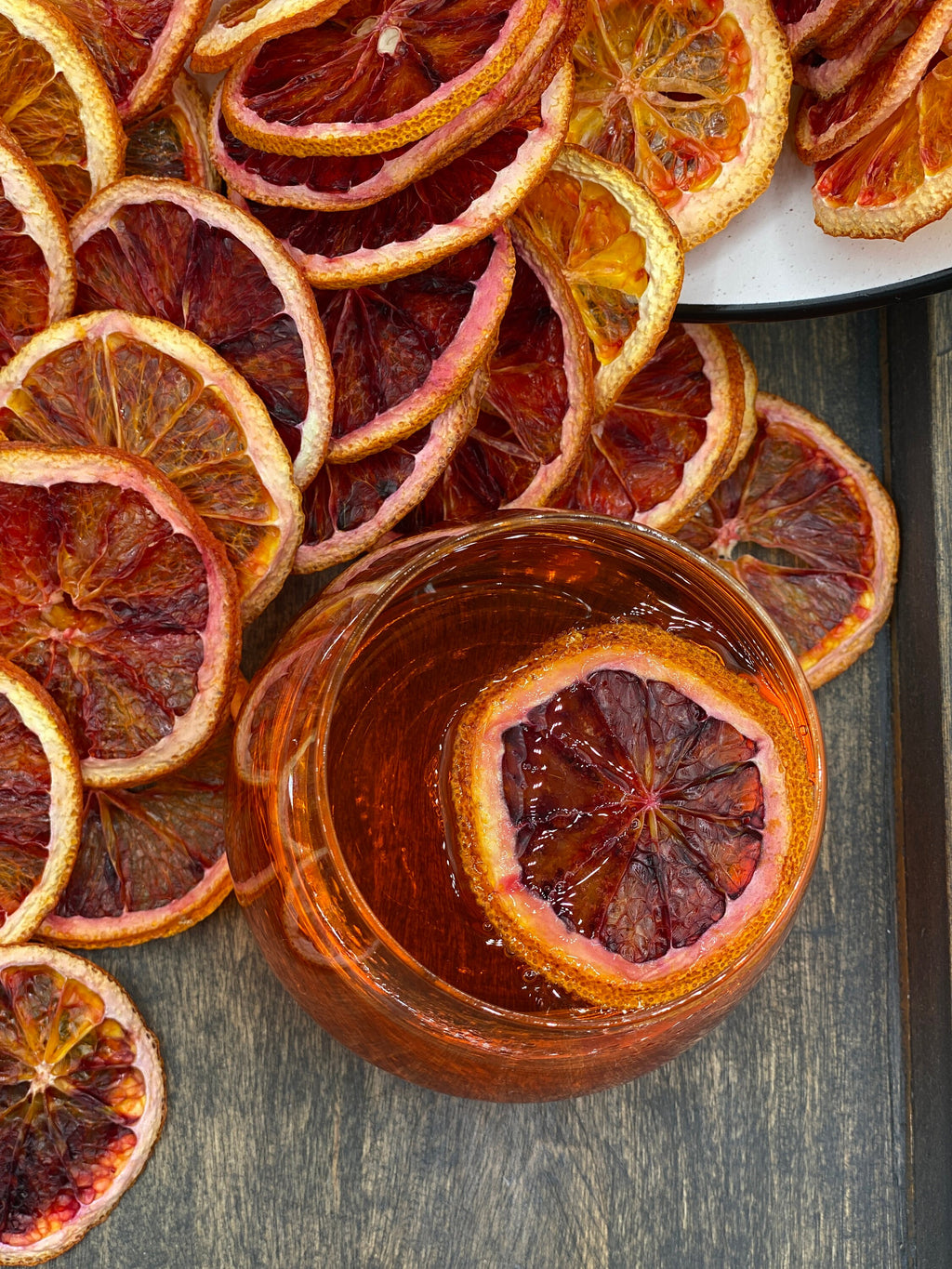 Dried Blood Orange Slices – All-Natural Cocktail Garnish & Holiday Decor