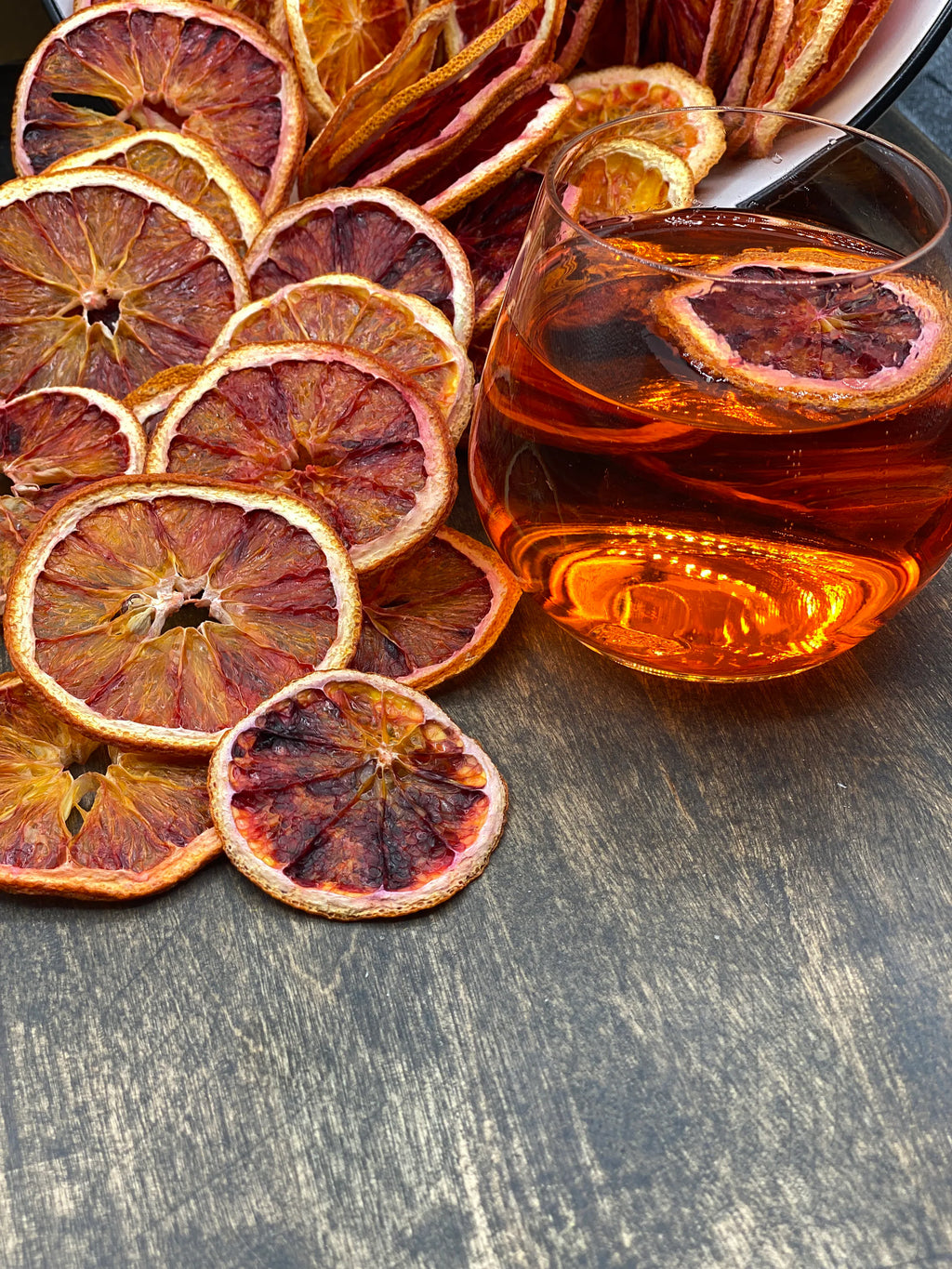 Dried Blood Orange Slices – All-Natural Cocktail Garnish & Holiday Decor
